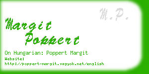 margit poppert business card